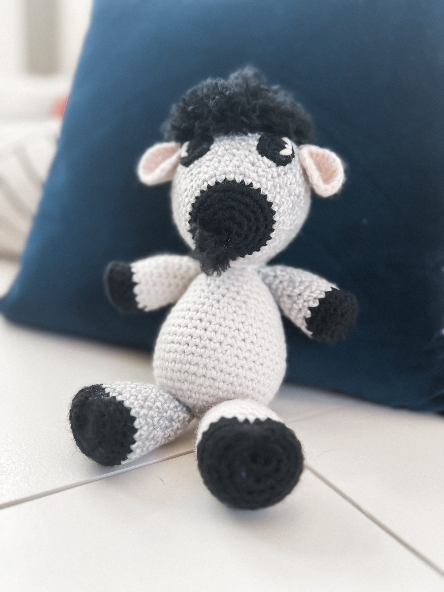 Buff Bo Knit Stuffed Animal Lovey Plush Toy