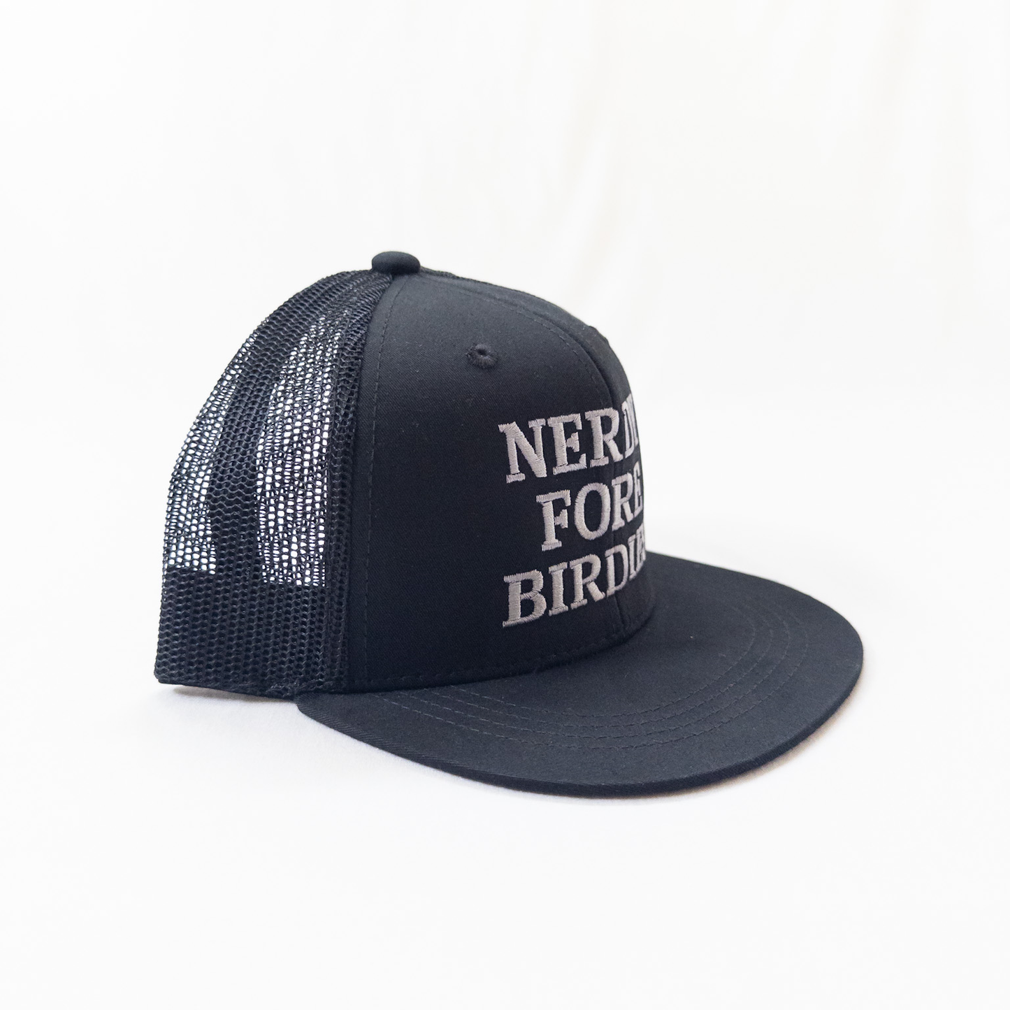 Nerdy Fore Birdies Youth Snapback Flat Bill Trucker Hat