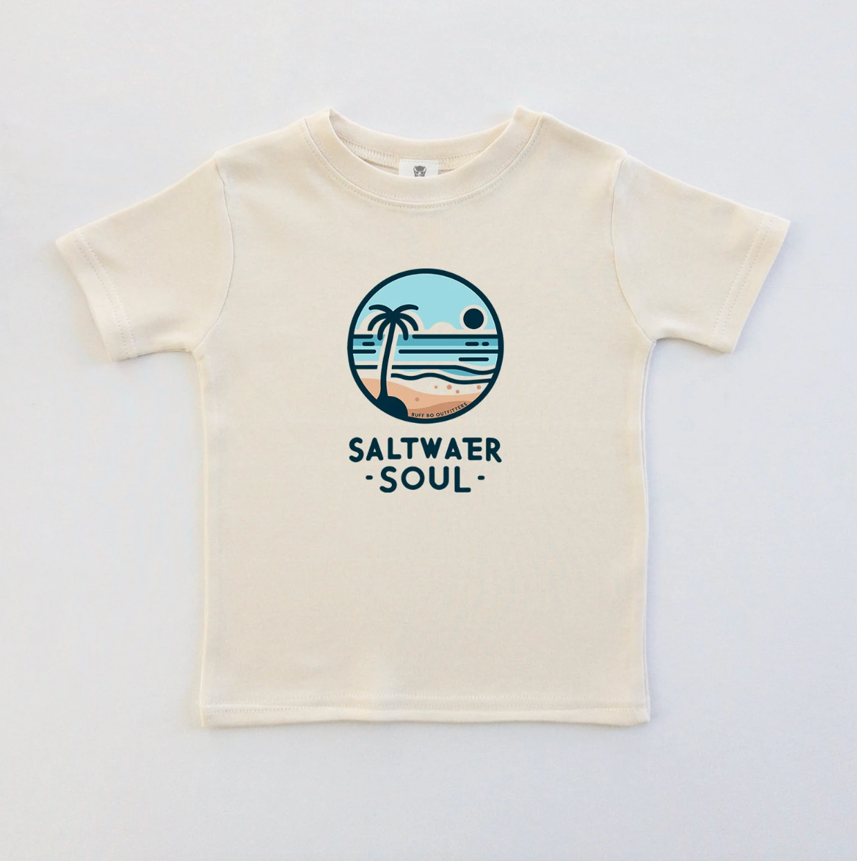 Saltwater Soul Beach Island Toddler T-Shirt Tank Top or Baby Bodysuit