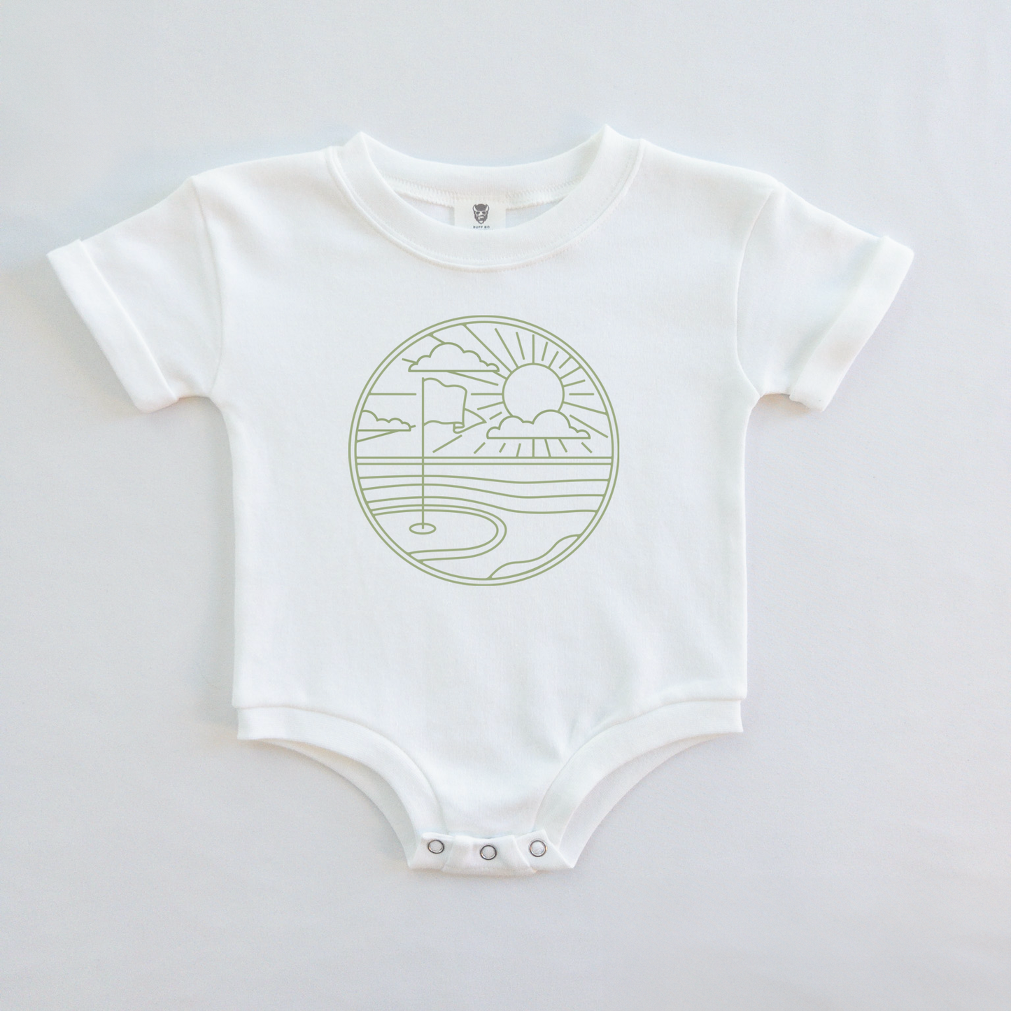 Simple Putt Green Golf Shirt Kids Toddler Youth T-Shirt or Baby Bodysuit