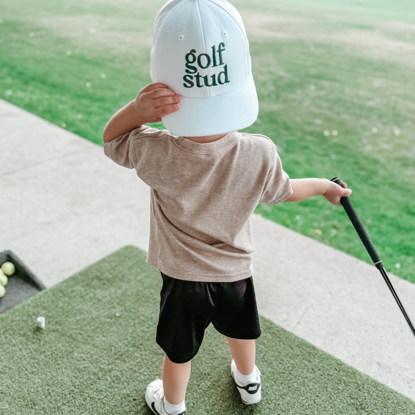 Golf Stud Toddler Youth Snap Back Hat