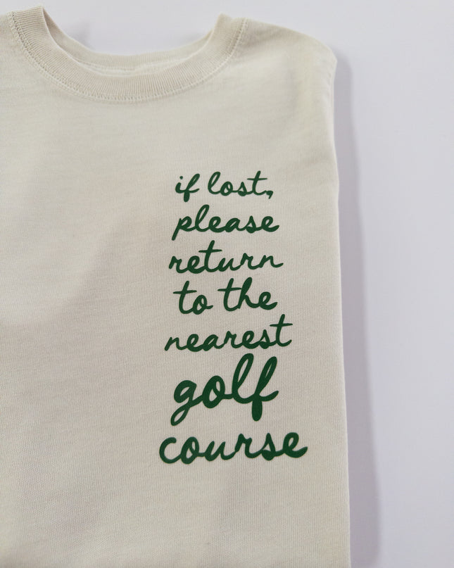 If Lost Ultra Soft Youth Golf T-Shirt