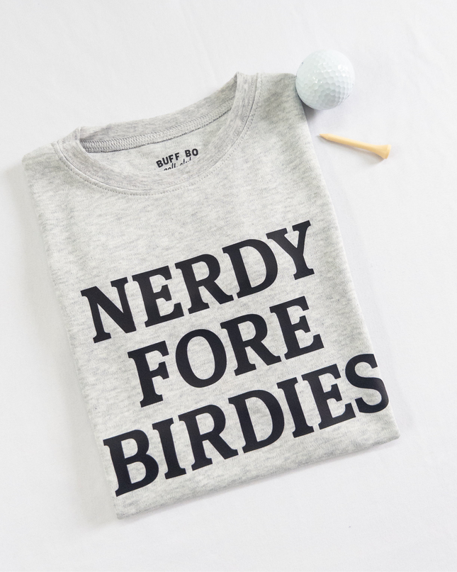 Nerdy Fore Birdie Ultra Soft Kids Short Sleeve T-Shirt