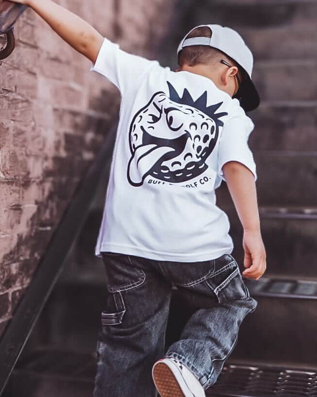 Rockee Punk Rock Ultra Soft Golf Toddler Youth T-Shirt