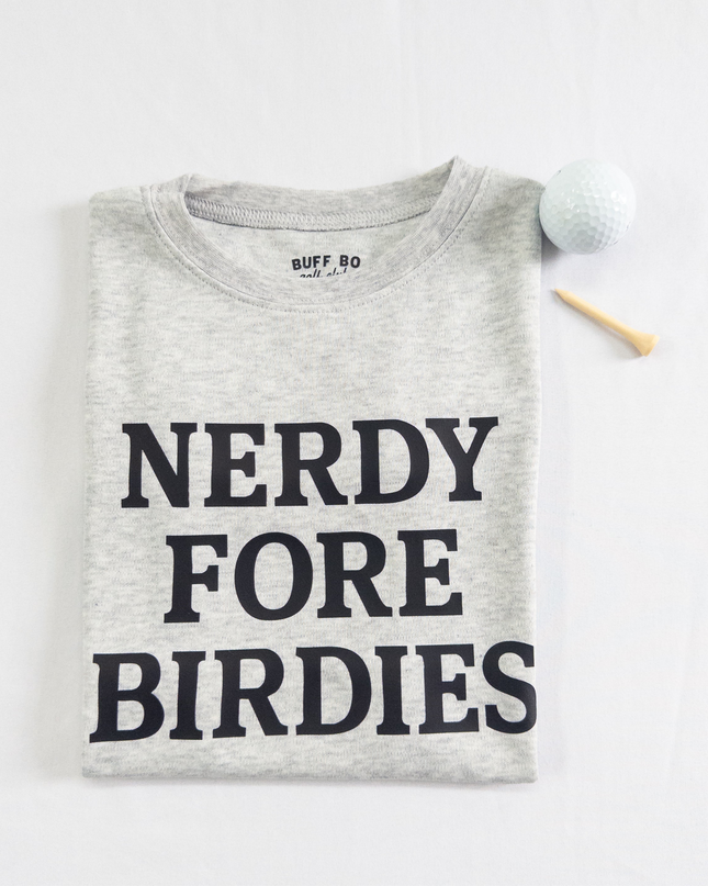 Nerdy Fore Birdie Ultra Soft Kids Short Sleeve T-Shirt