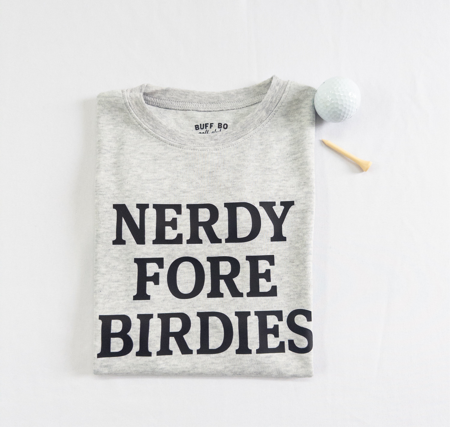 Nerdy Fore Birdie Ultra Soft Kids Short Sleeve T-Shirt