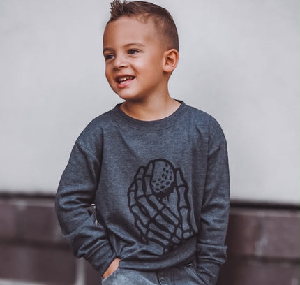 Get a Grip Skeleton Ultra Soft Lightweight Long Sleeve Youth Shirt