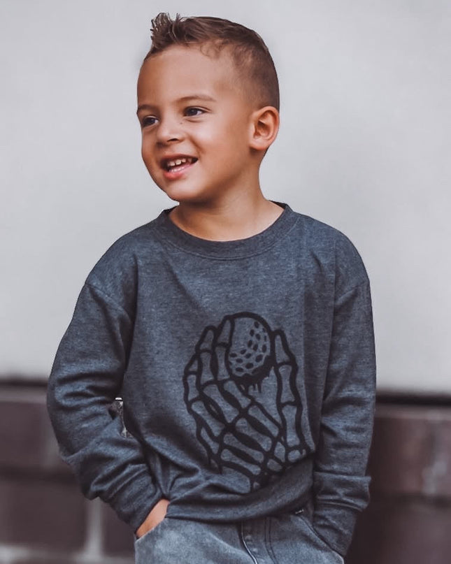 Get a Grip Skeleton Ultra Soft Lightweight Long Sleeve Youth Shirt