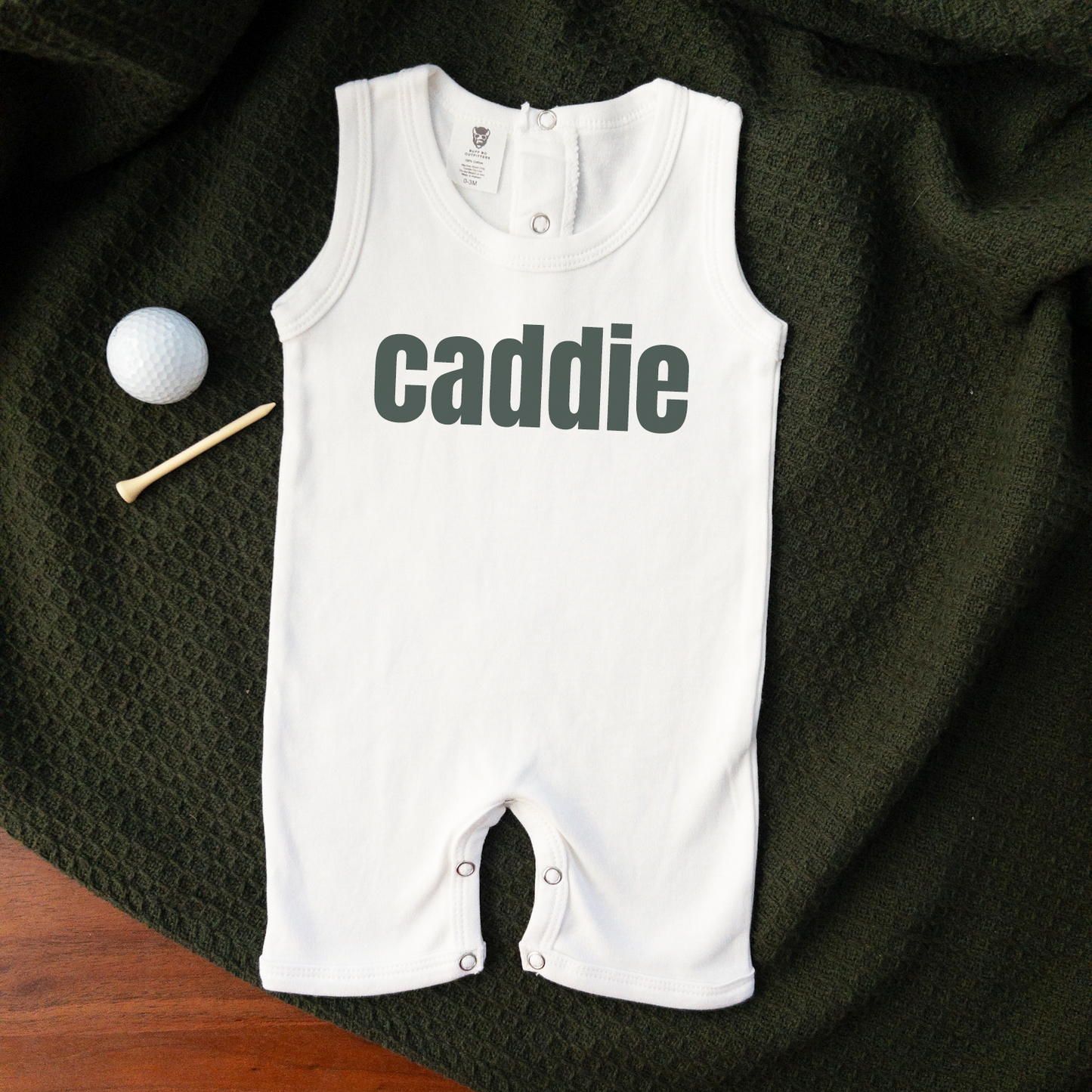 Caddie Golf Shirt Baby Bodysuit Infant Baby Romper