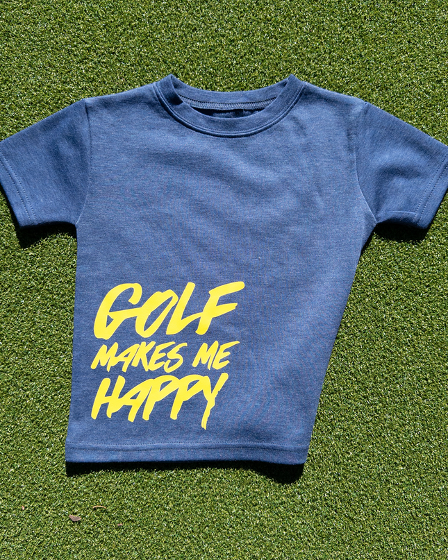 Golf Makes Me Happy Ultra Soft Youth T-Shirt