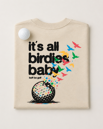 It's All Birdies Baby Streetwear Ultra Soft Toddler Youth Golf T-Shirt