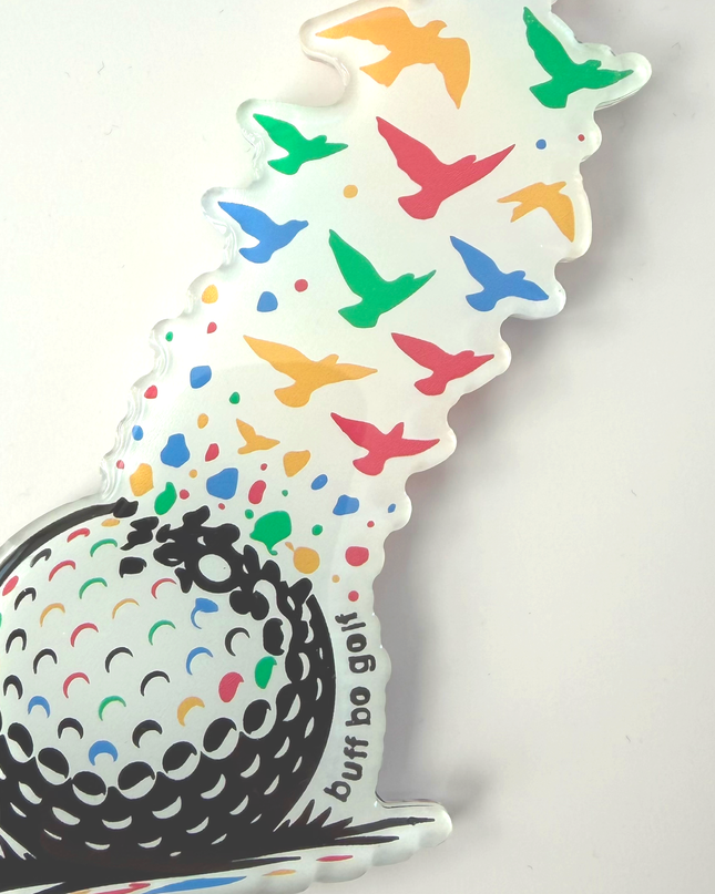 It's All Birdies Babies  Keychain