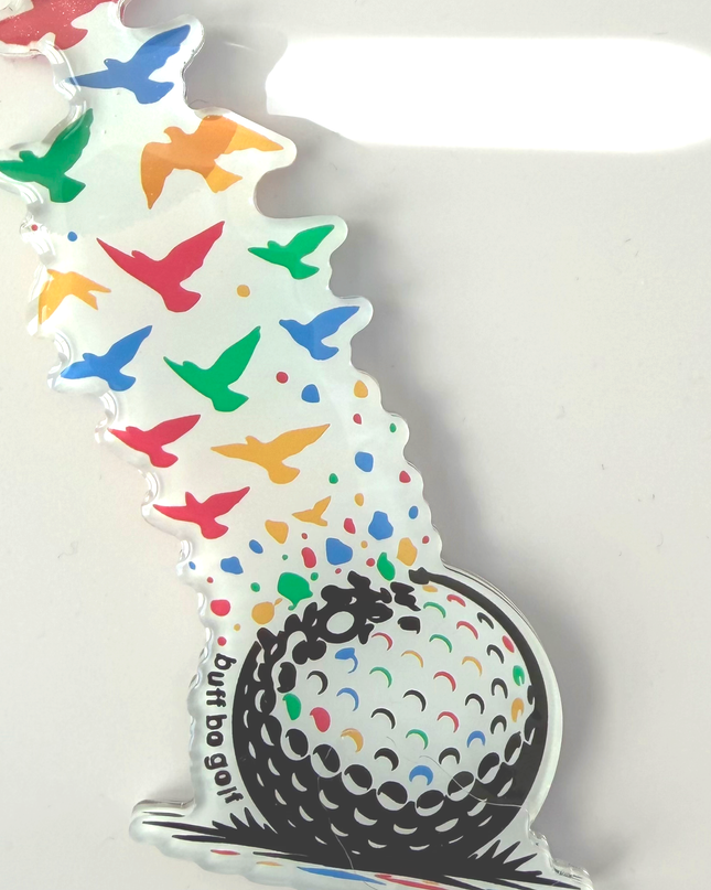 It's All Birdies Babies  Keychain
