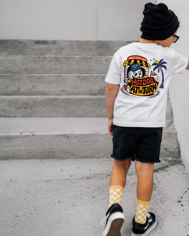 Birdie Bites Cafe Ultra Soft Kids Golf T-Shirt