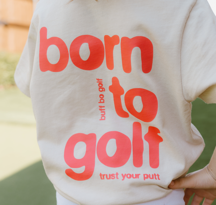 Born to Golf Streetwear Ultra Soft Toddler Youth Golf T-Shirt