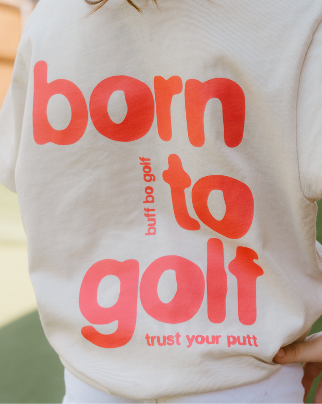 Born to Golf Streetwear Ultra Soft Toddler Youth Golf T-Shirt