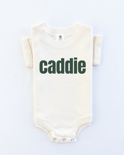 Caddie Block Font Golf Theme Baby Infant Bodysuit Onesie®