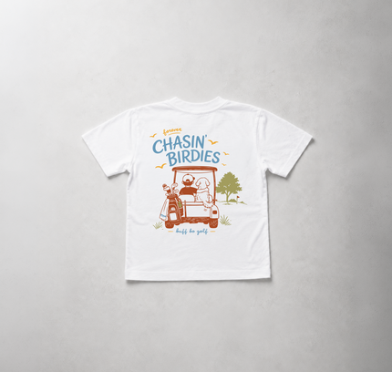 The K Collection: Chasin' Birdies Ultra Soft Toddler Youth Golf and Dog Tee-Shirt