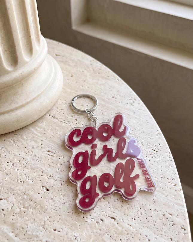 Cool Girls Golf Keychain