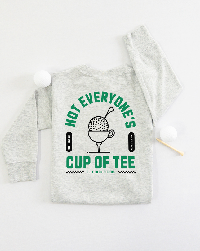 Not Everyone's Cup of Tee Golf Youth Lightweight Long Sleeve Sweatshirt