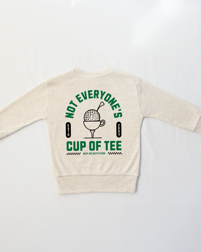 Not Everyone's Cup of Tee Golf Youth Lightweight Long Sleeve Sweatshirt