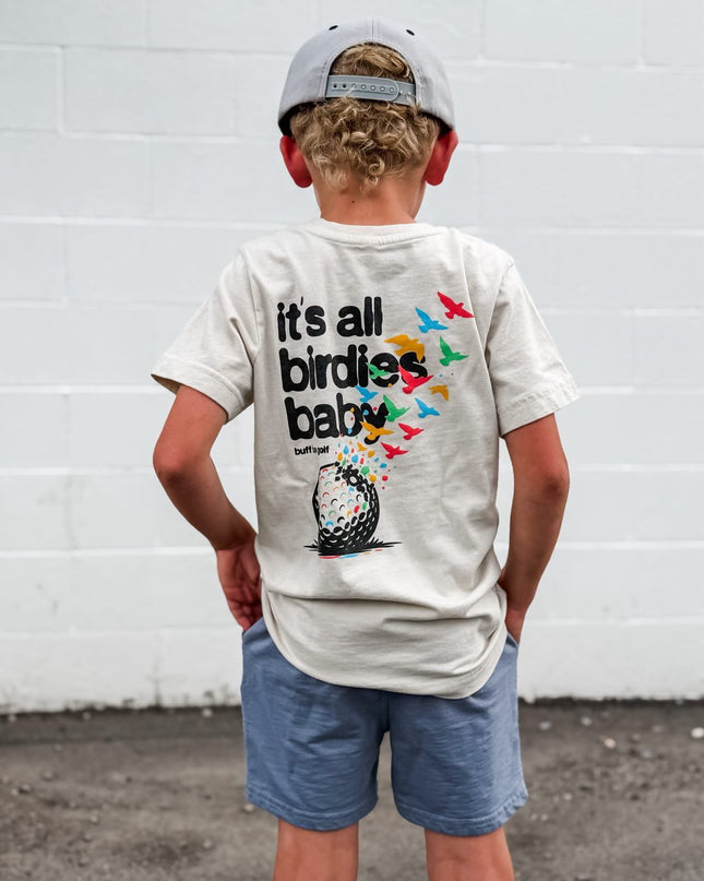 It's All Birdies Baby Streetwear Ultra Soft Toddler Youth Golf T-Shirt