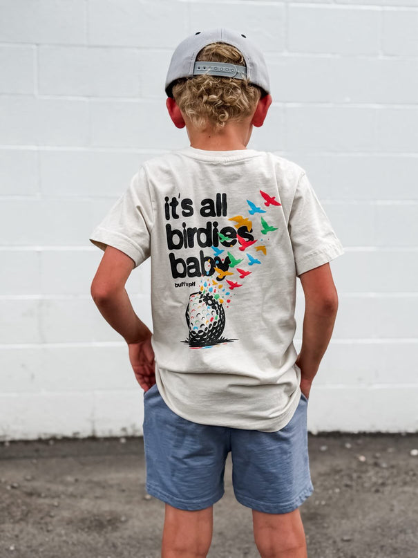 It's All Birdies Baby Streetwear Ultra Soft Toddler Youth Golf T-Shirt