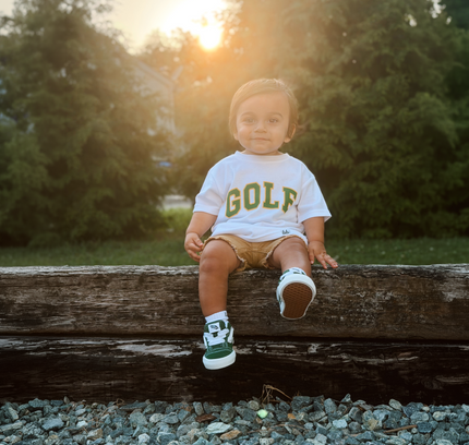 Spring Major Golf Ultra Soft Green and Yellow T-Shirt