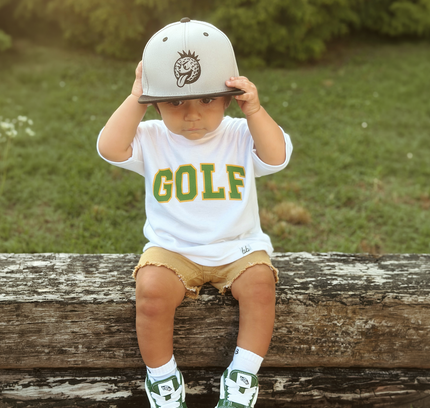 Spring Major Golf Ultra Soft Green and Yellow T-Shirt