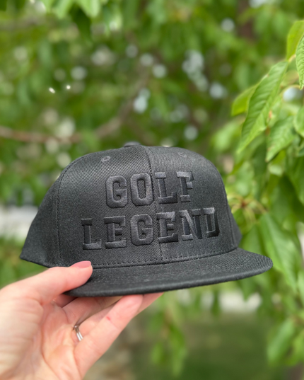 Golf Legend Youth Snapback Flat Bill Trucker Hat