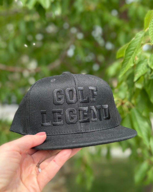 Golf Legend Youth Snapback Flat Bill Trucker Hat