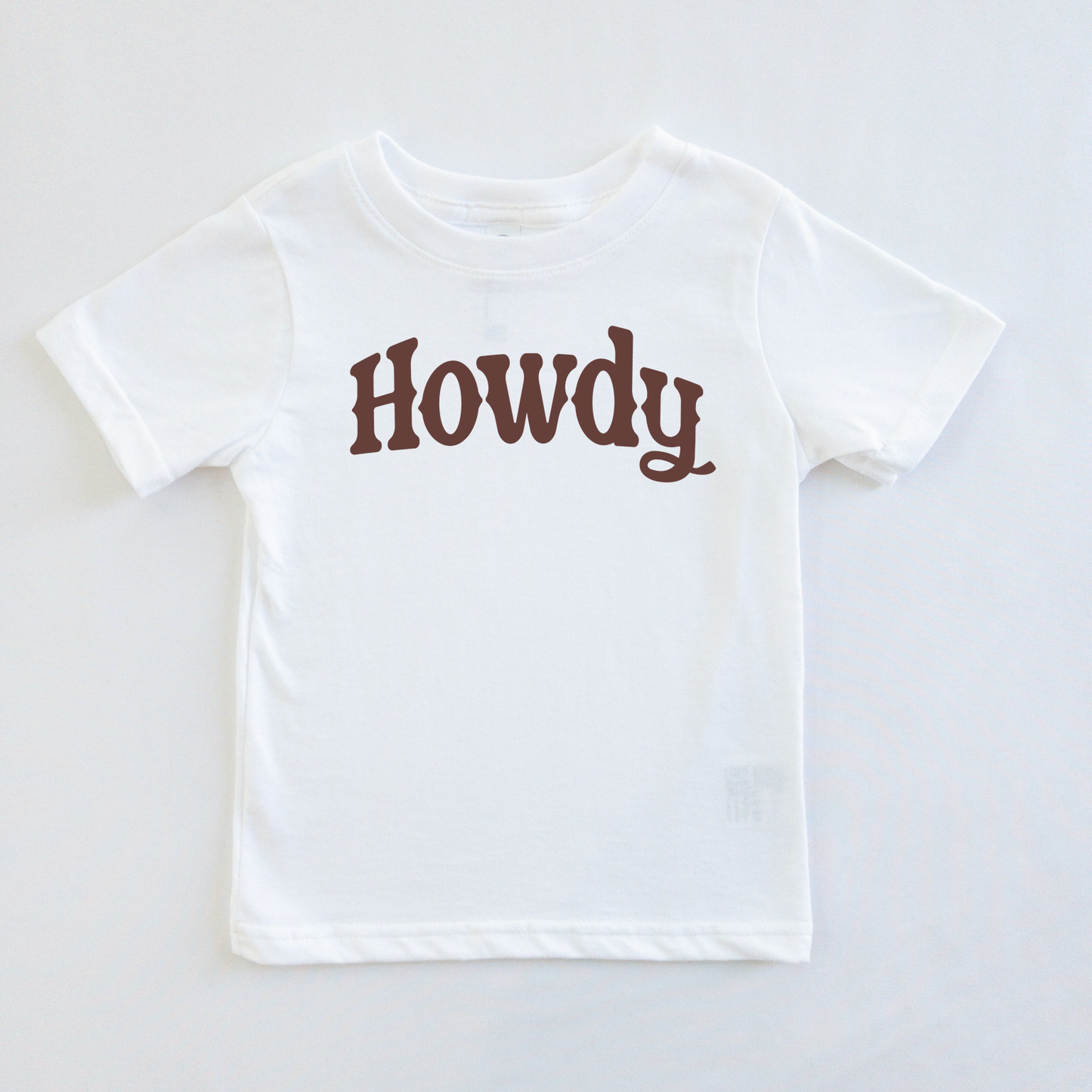 Simple Howdy Wild West Theme Ultra Soft Toddler Kids T-Shirt