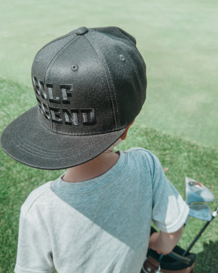 Golf Legend Youth Snapback Flat Bill Trucker Hat