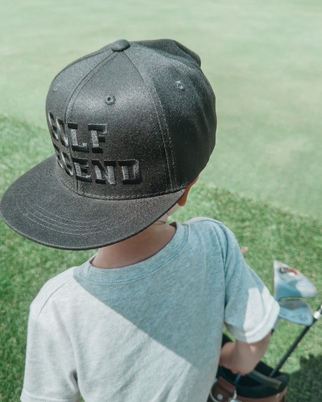 Golf Legend Youth Snapback Flat Bill Trucker Hat