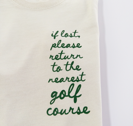 If Lost Ultra Soft Youth Golf T-Shirt
