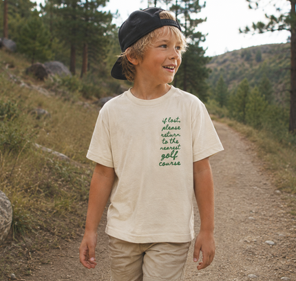 If Lost Ultra Soft Youth Golf T-Shirt