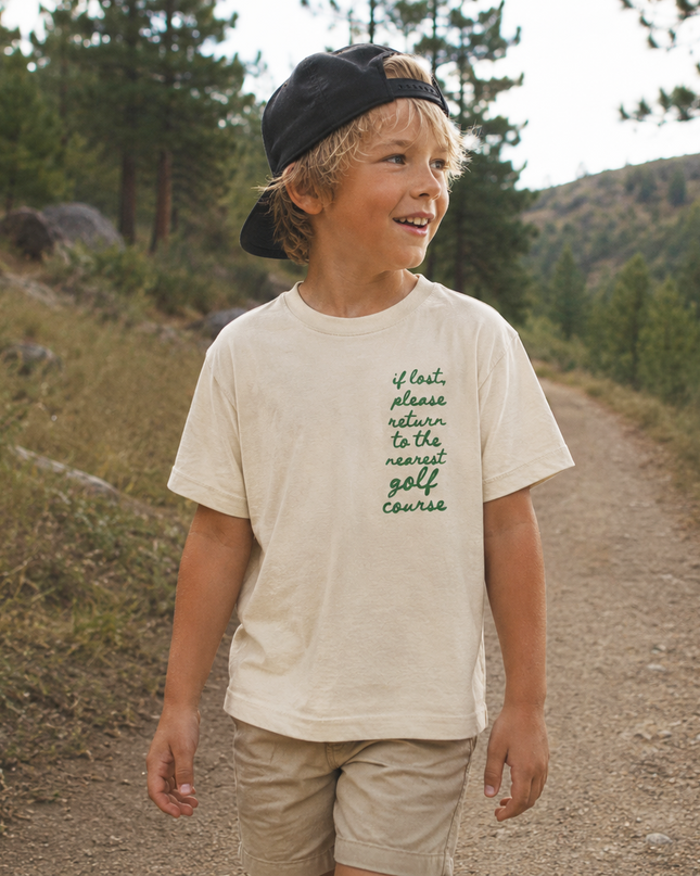 If Lost Ultra Soft Youth Golf T-Shirt