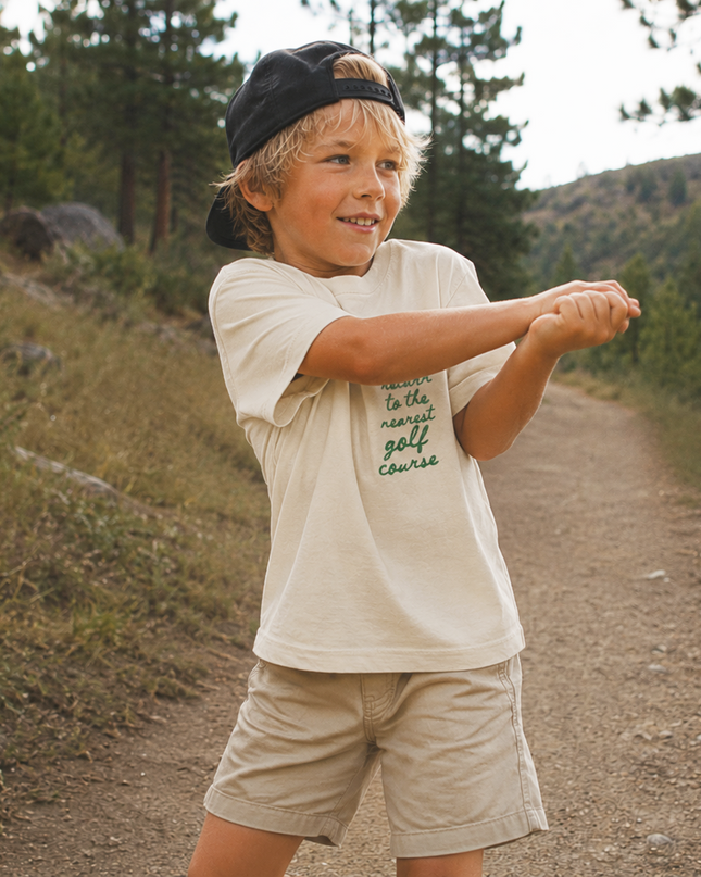 If Lost Ultra Soft Youth Golf T-Shirt