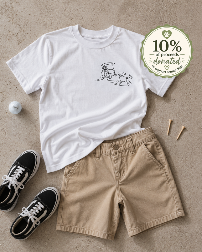 The K Collection: Chasin' Carts Ultra Soft Toddler Youth Golf Tee-Shirt