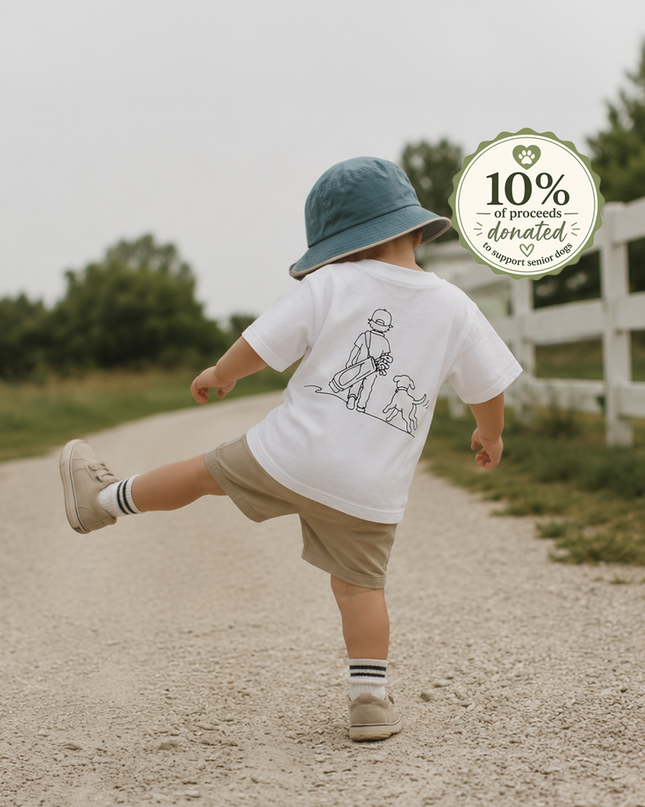 The K Collection: Two Best Friends Ultra Soft Toddler Youth Golf and Dog Tee-Shirt