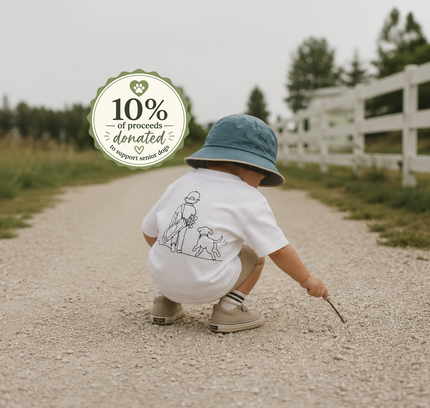 The K Collection: Two Best Friends Ultra Soft Toddler Youth Golf and Dog Tee-Shirt