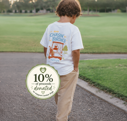 The K Collection: Chasin' Birdies Ultra Soft Toddler Youth Golf and Dog Tee-Shirt