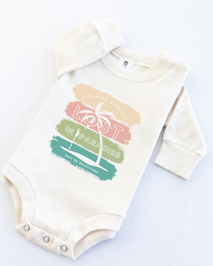 Chasin' Birdies Lost in Paradise Golf Theme Baby Infant Bodysuit Onesie®