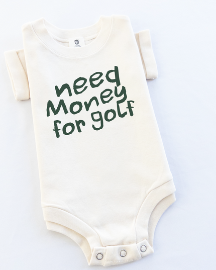 Need Money for Golf Theme Baby Infant Bodysuit Onesie®