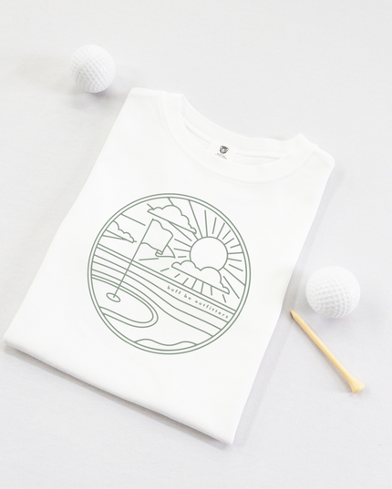 Simple Putt Green Golf Shirt Kids Toddler Youth T-Shirt