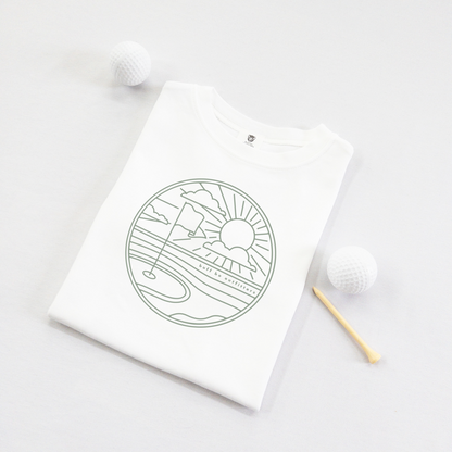 Simple Putt Green Golf Shirt Kids Toddler Youth T-Shirt