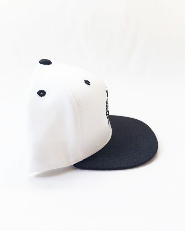 Punk Rock Golf Ball Youth Snapback Flat Bill Trucker Hat