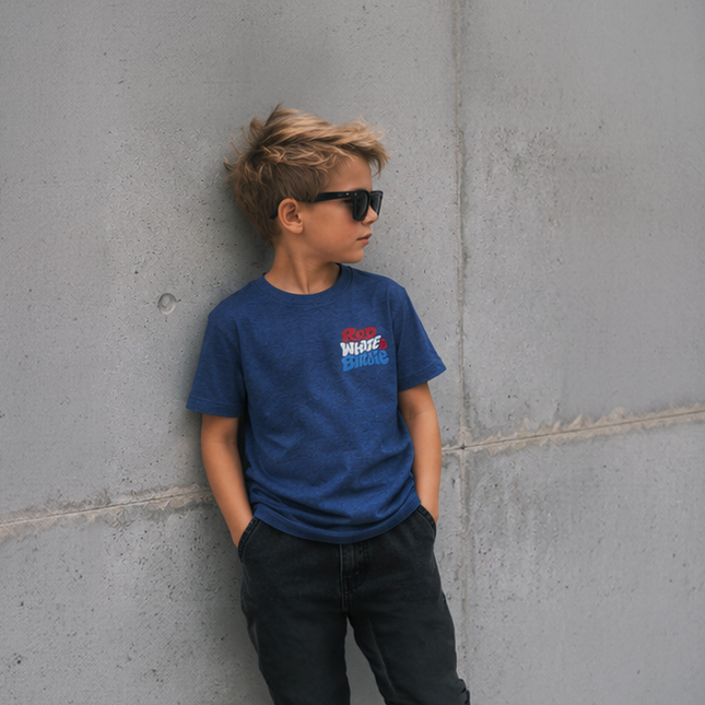 Red White and Birdie Ultra Soft Toddler Youth Golf T-Shirt