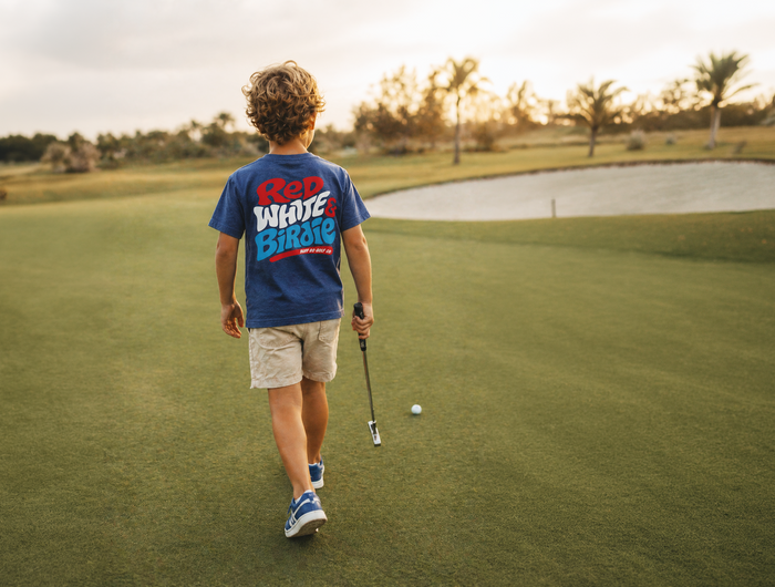 <h5>Over 3,000 Shirts Sold</h5><h2>Golf-Inspired Style<br/><span style="text-decoration:underline">For Kids Who Stand Out</span></h2>