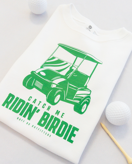 Catch Me Ridin' Birdie Youth Short Sleeve Golf T-Shirt